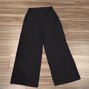 Aerie Wide Leg Black Lounge Pants